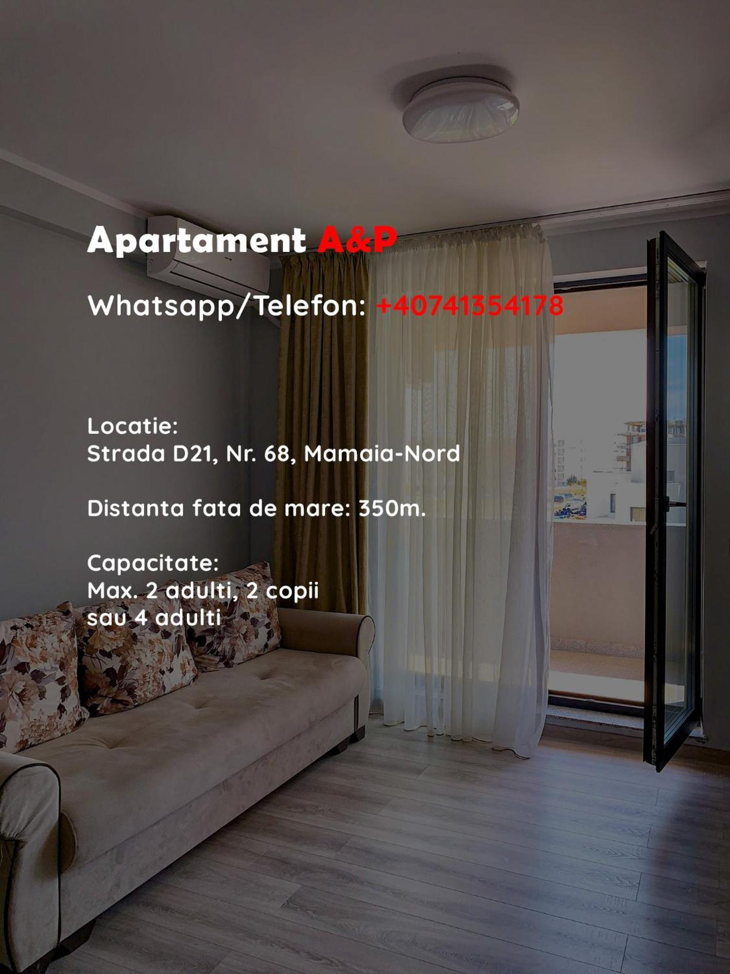 A&P Apartament Mamaia-Nord Navodari Ngoại thất bức ảnh